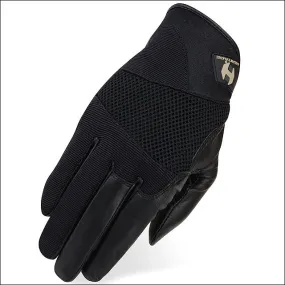 10 Size Heritage Tackified Polo Horse Stretchable Riding Gloves Black