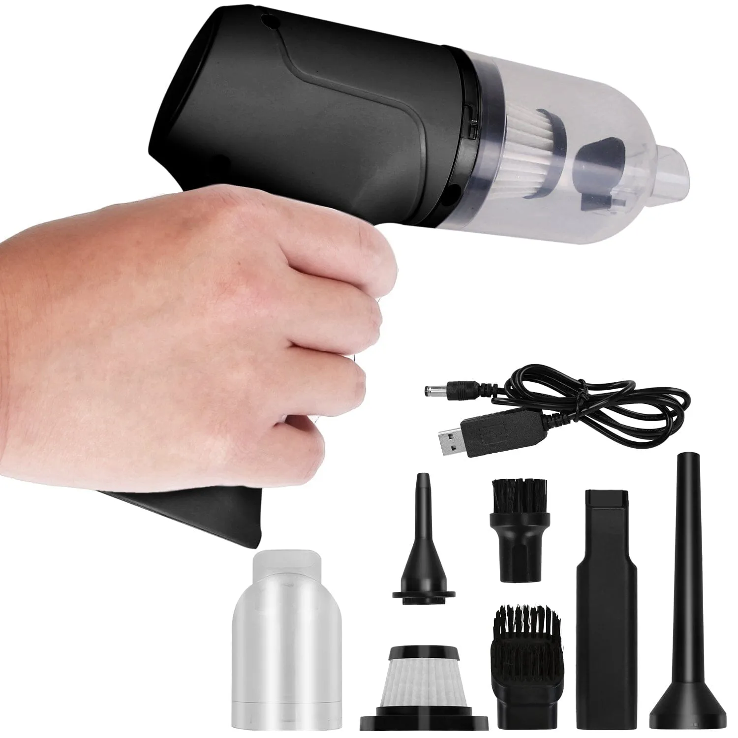 2-in-1 Cordless Vacuum Cleaner Compressed Air Duster