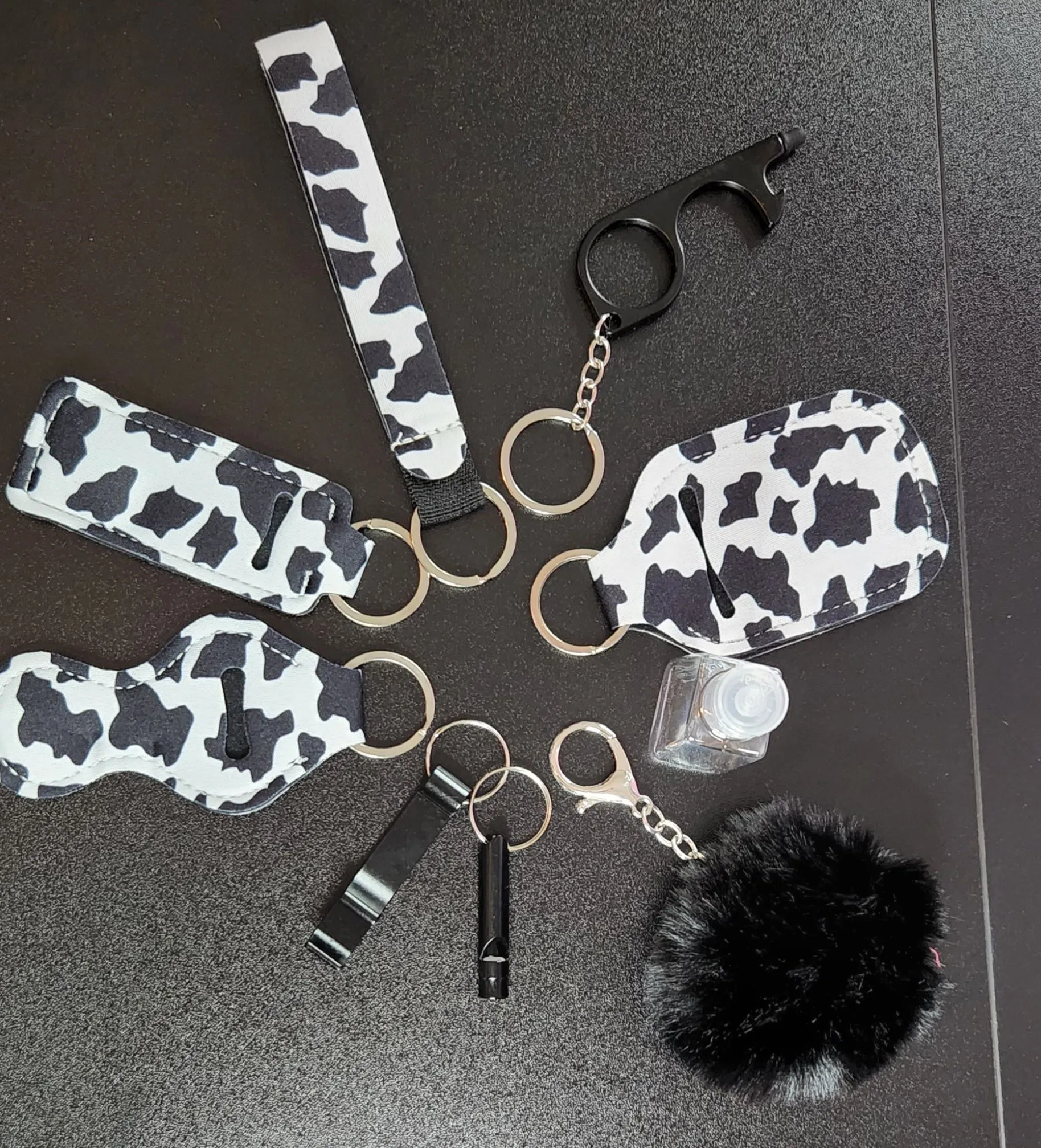 9 pc Safety Keychain (Multiple Design Options)