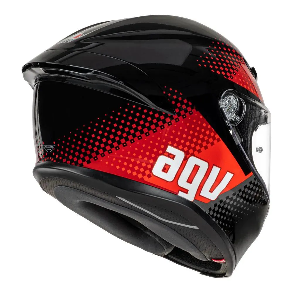 AGV K6 S [FISION 2 BLACK/RED]