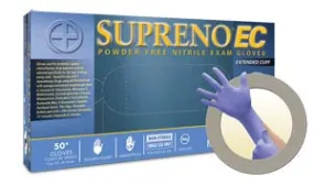 Ansell Microflex Supreno Ec Powder-Free Extended Cuff Nitrile Exam Gloves Glove Exam Nitrile Supreno Ecpf Lf Sm 50/Bx 10 Bx/Cs