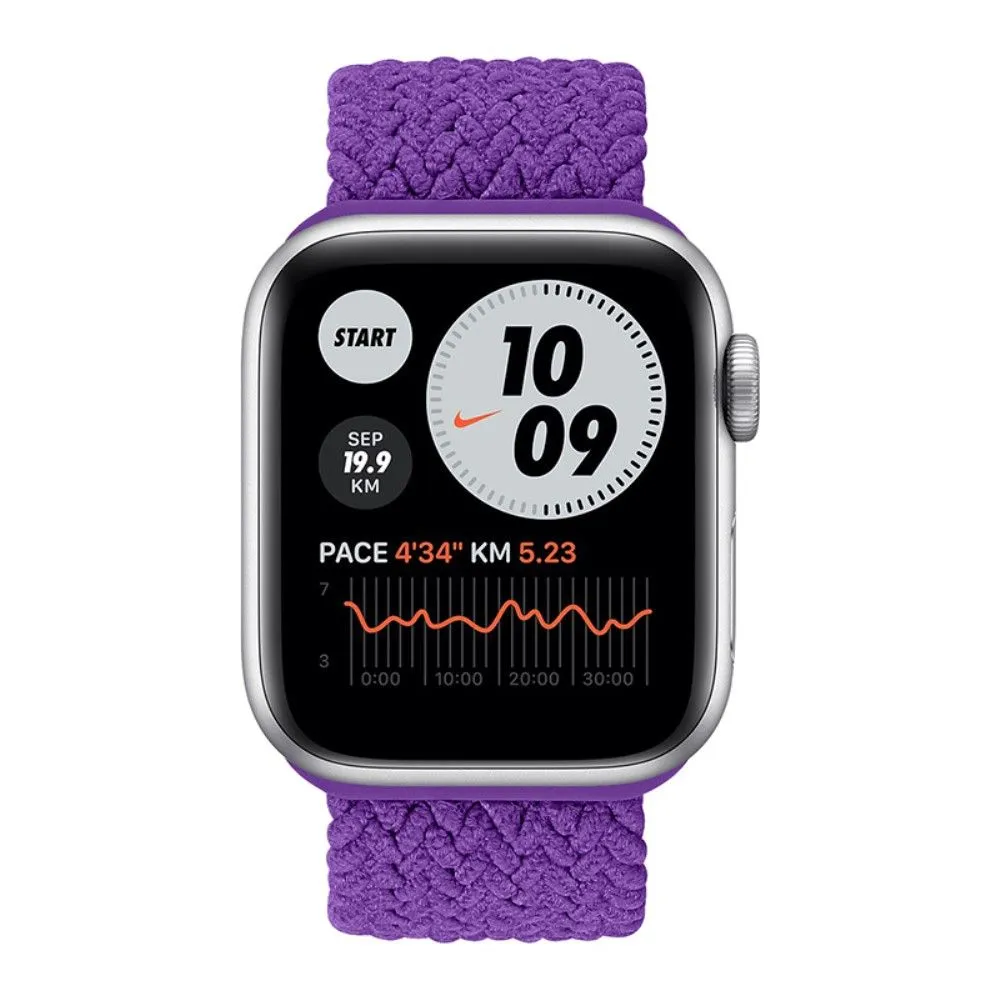 Apple Watch (41mm) elastic watch strap - Purple / Size: M
