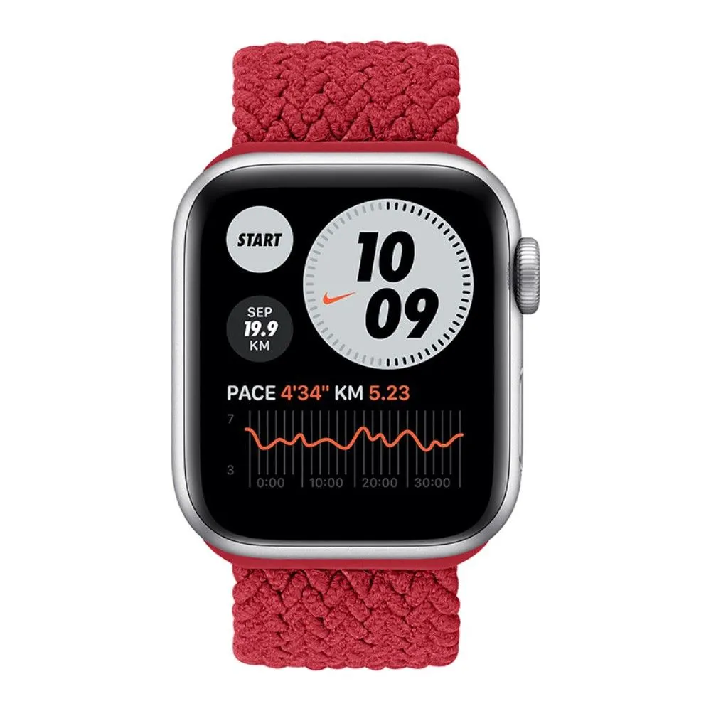 Apple Watch (41mm) elastic watch strap - Red / Size: M