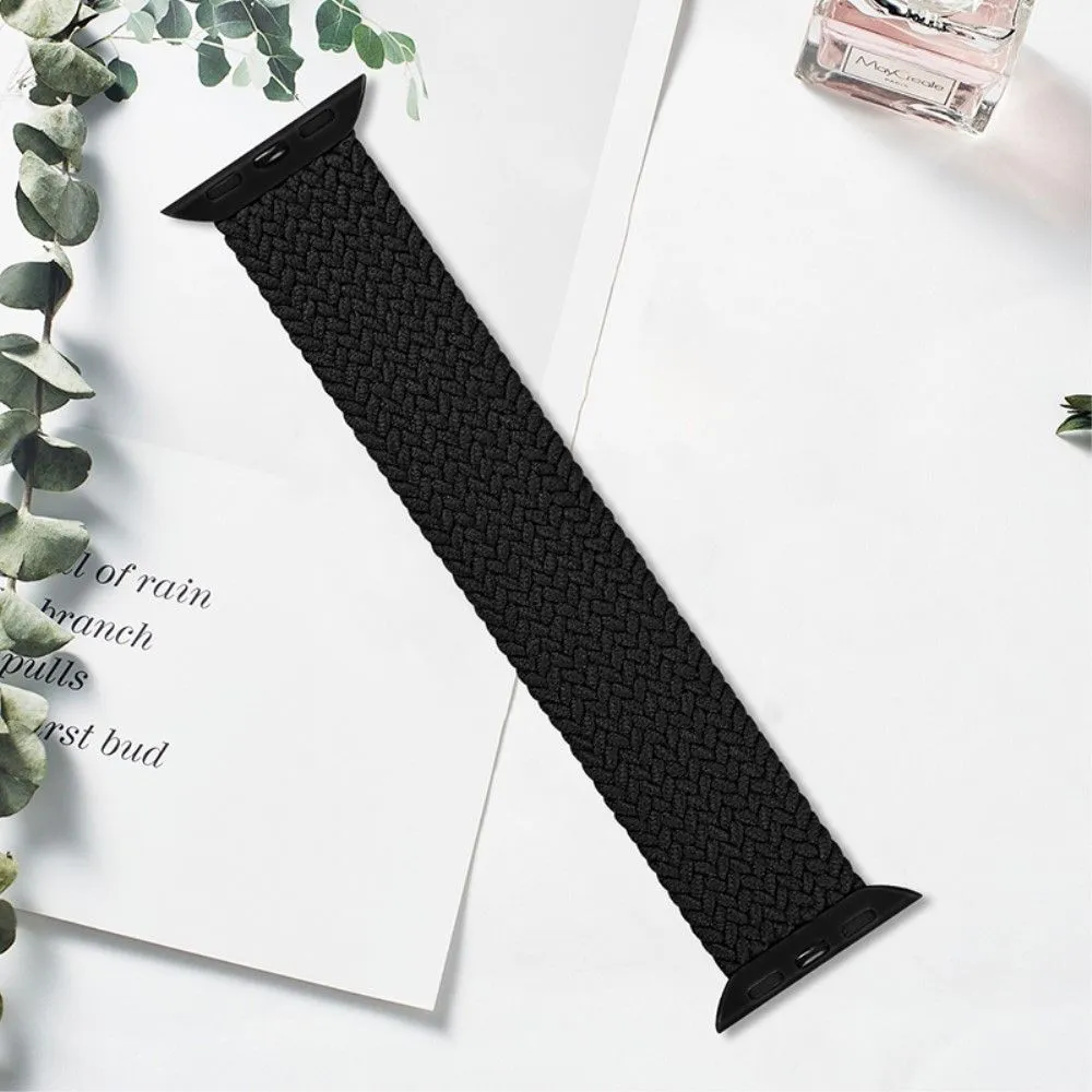 Apple Watch (45mm) elastic watch strap - Black / Size: XL