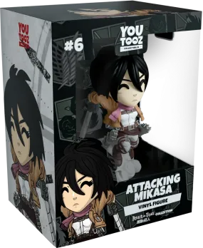 Attack on Titan Attacking Mikasa YouTooz Figure