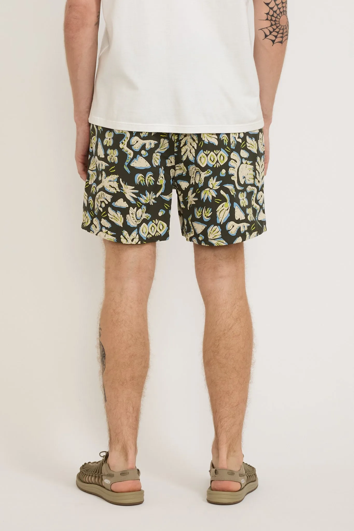 Baggies Shorts 5 in. Across Oceans: Pine Needle Green