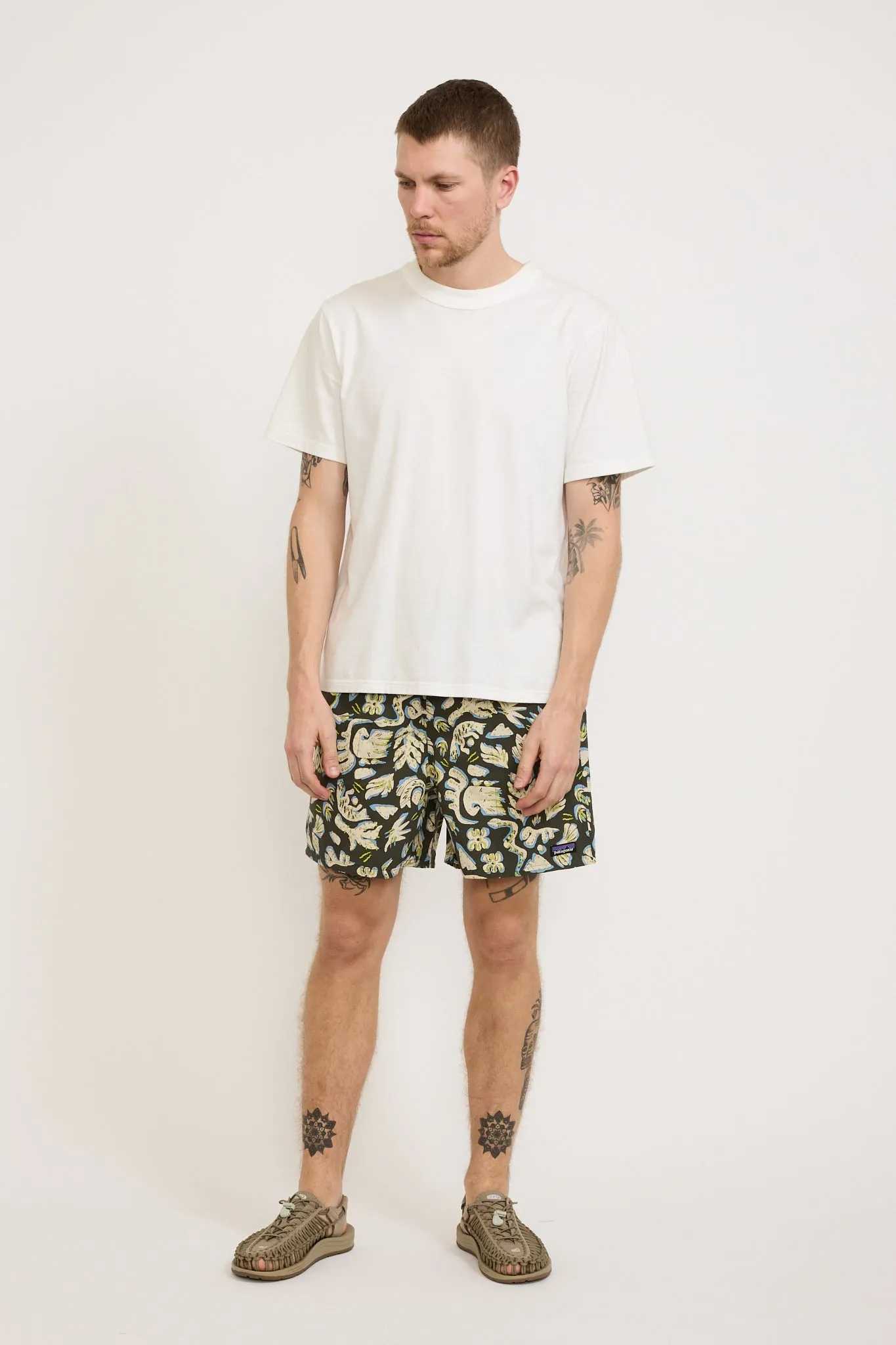 Baggies Shorts 5 in. Across Oceans: Pine Needle Green