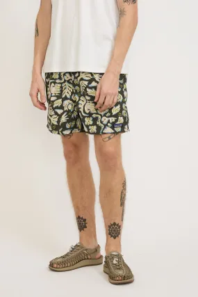Baggies Shorts 5 in. Across Oceans: Pine Needle Green