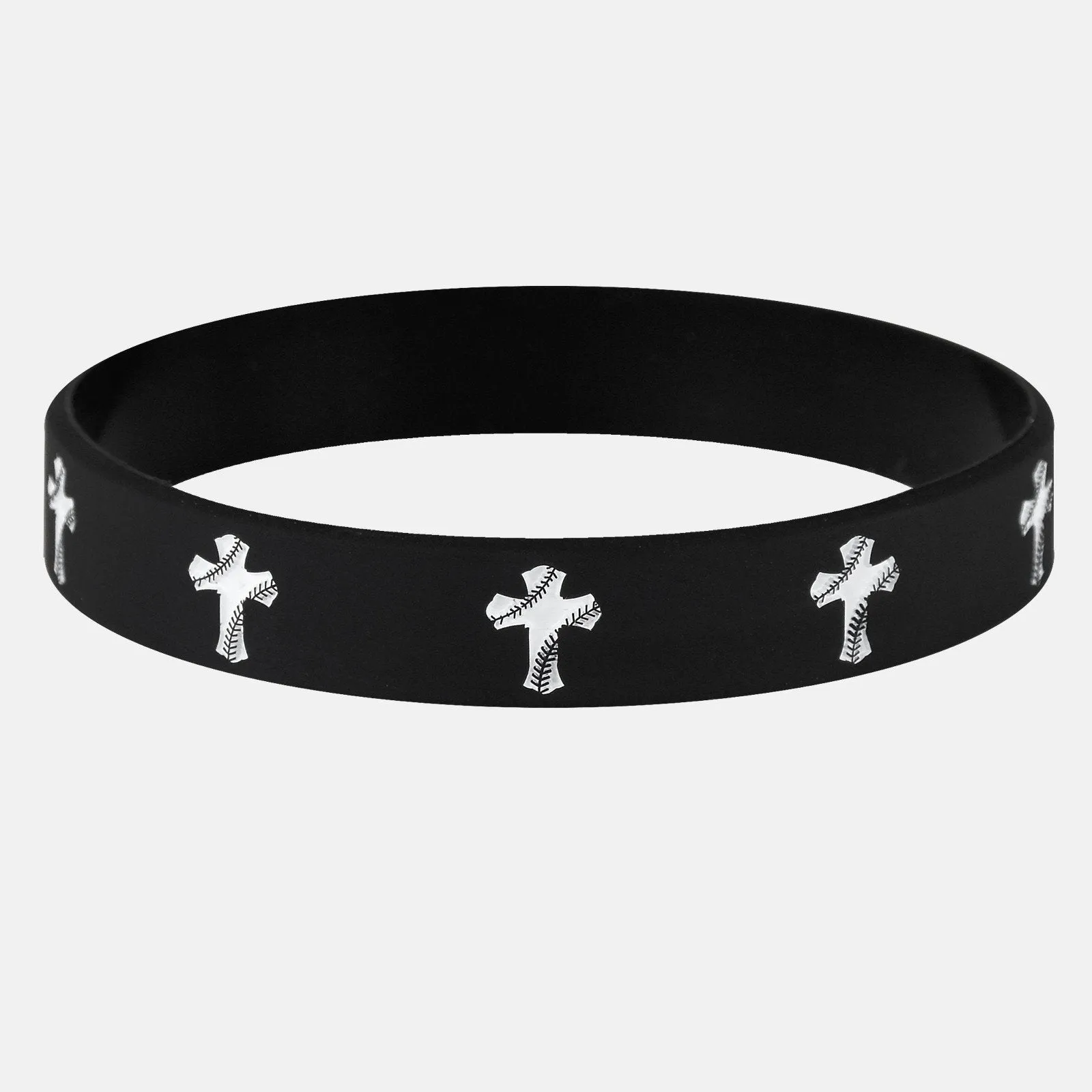 Baseball Cross Wristband