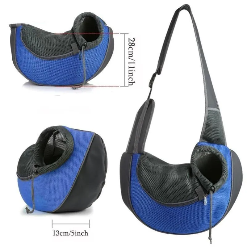 Carrier For Cat Sling Backpack Bag Breathable Adjustable Shoulder Strap