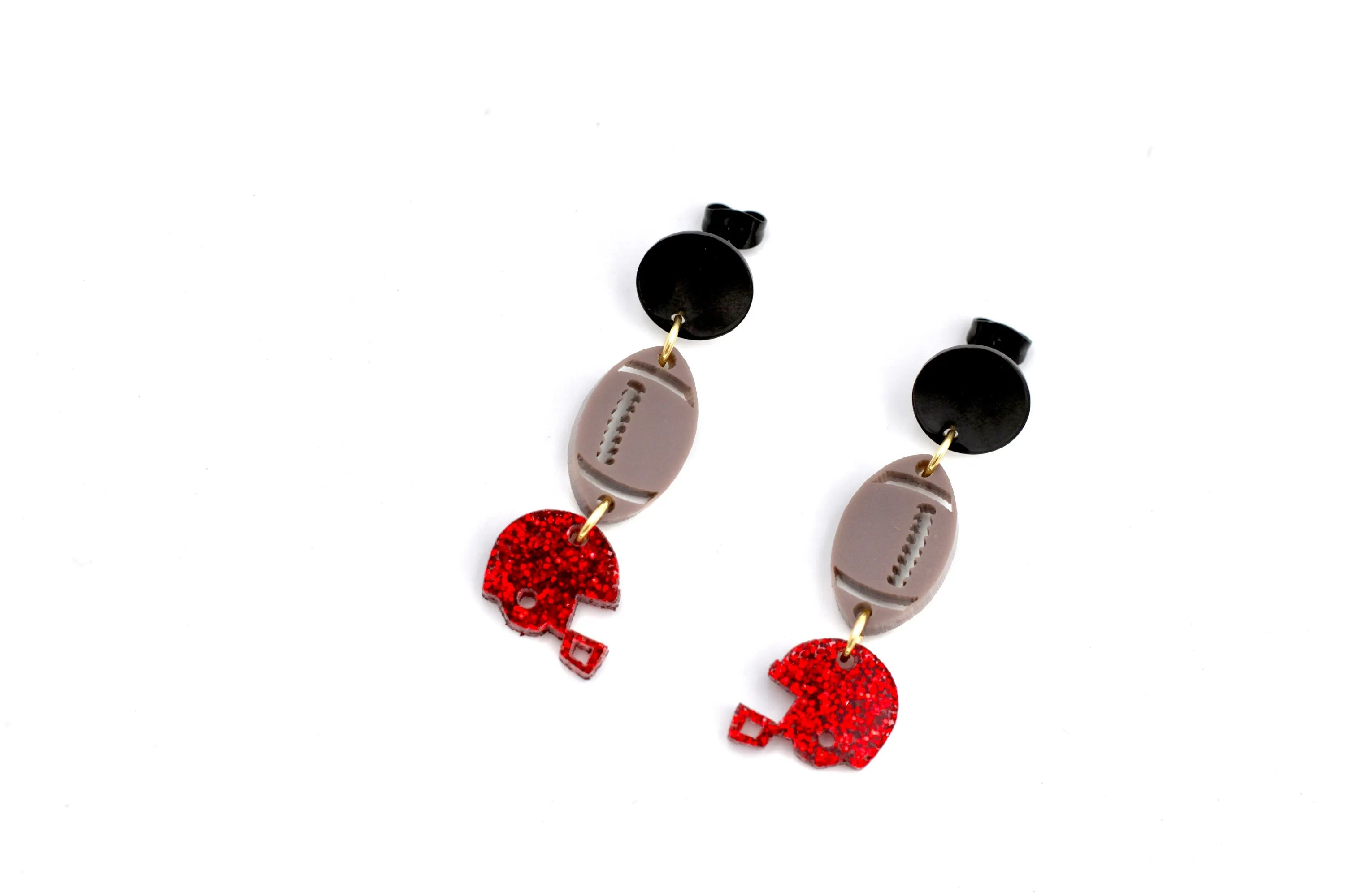 Football Helmet Earrings