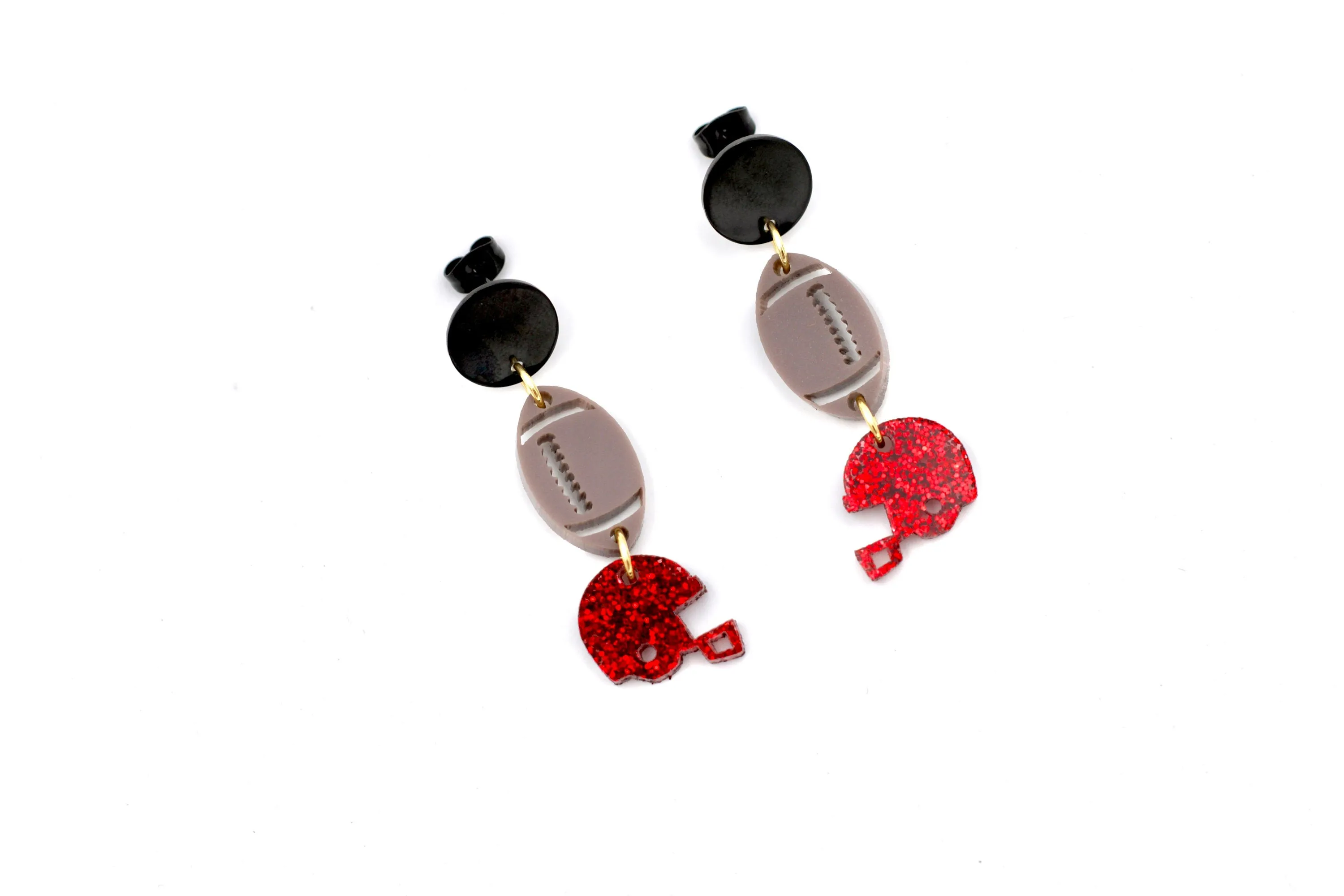 Football Helmet Earrings