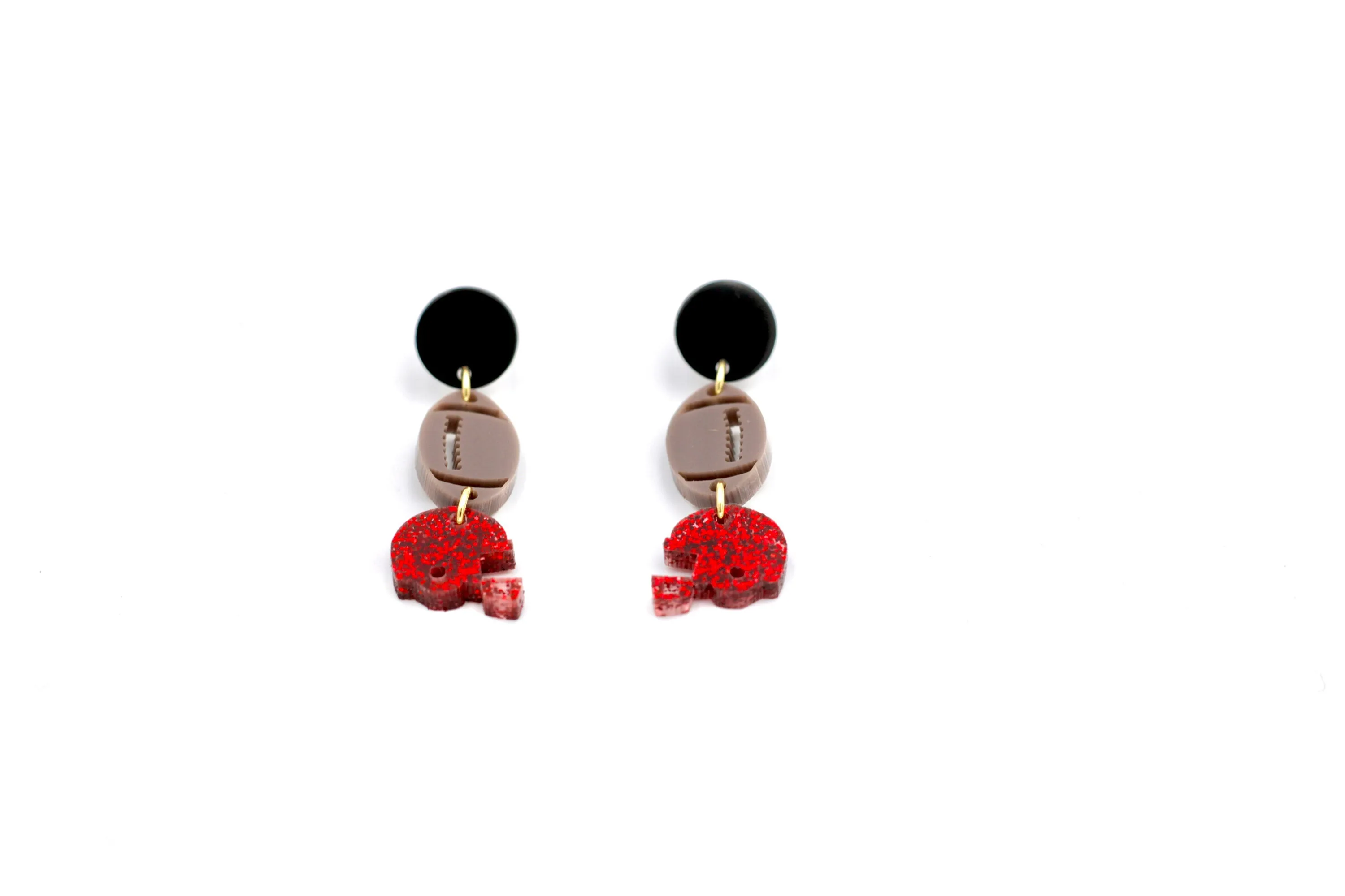 Football Helmet Earrings