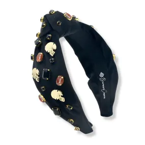 Game Day Black Football Headbands