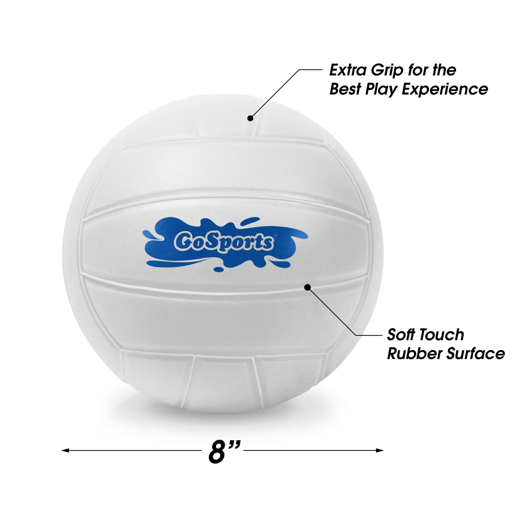 GoSports Water Volleyball 3-Pack - White
