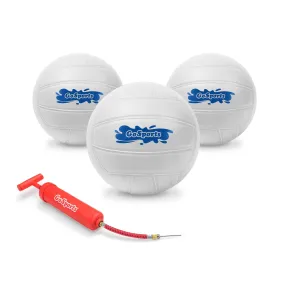 GoSports Water Volleyball 3-Pack - White