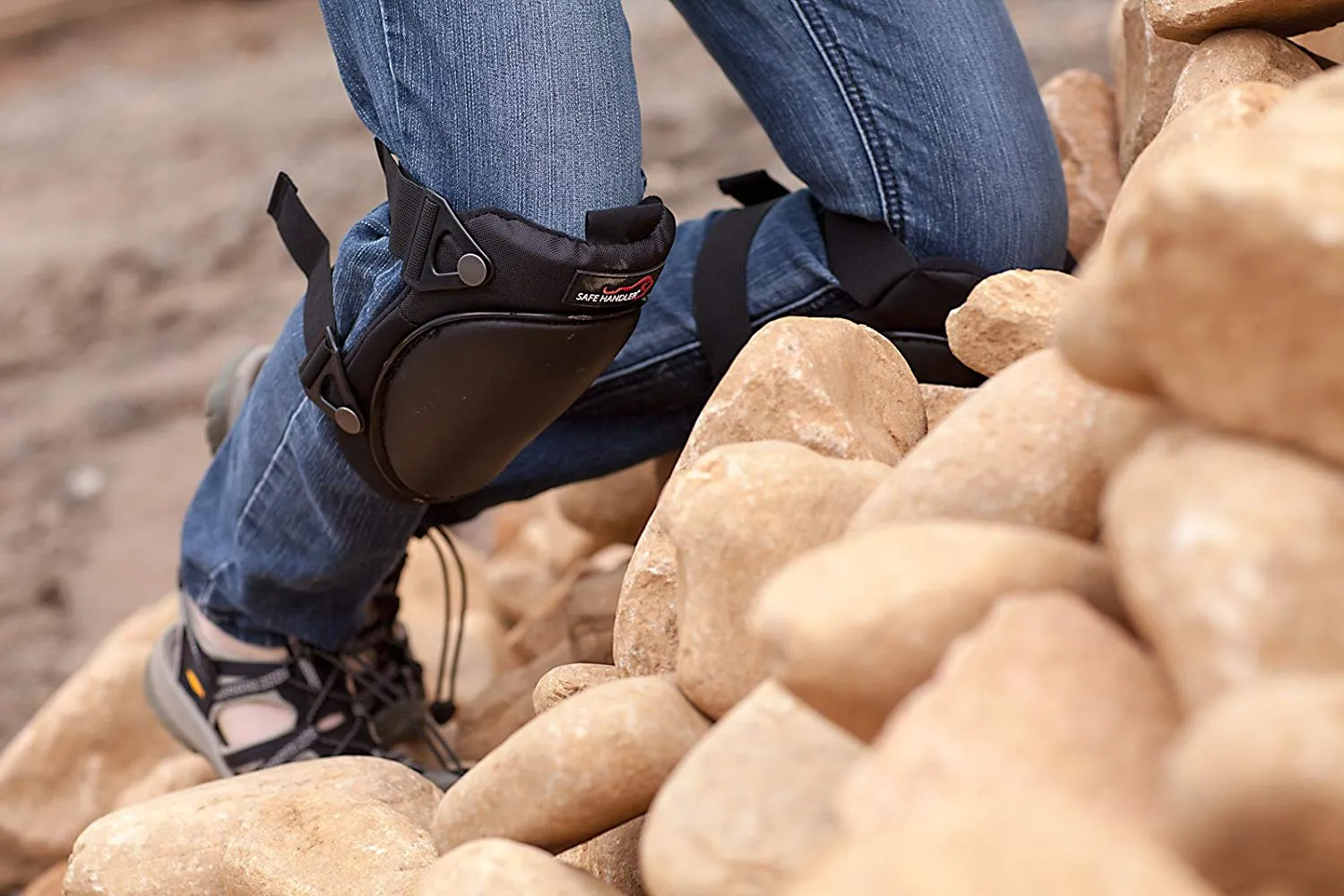 Heavy Duty High-Density PP Cap Knee Pads with Padding