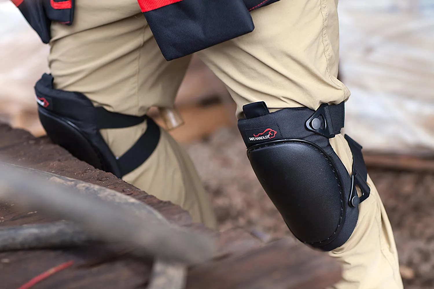 Heavy Duty High-Density PP Cap Knee Pads with Padding