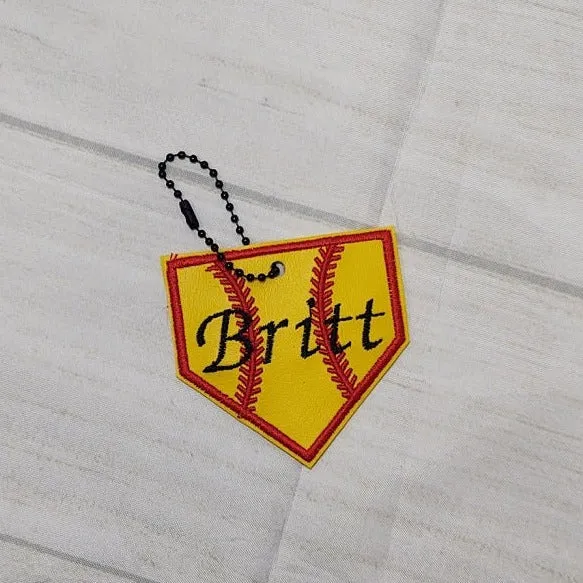 Home Plate Bag Tag