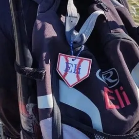 Home Plate Bag Tag