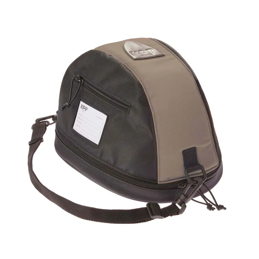 KEP Italia Helmet Cromo Polish Black, Black Grid, Polo Peak