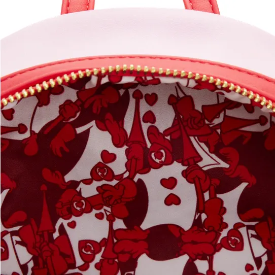 Loungefly x Disney Alice In Wonderland Painting The Roses Red Mini Backpack