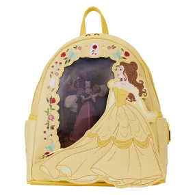 Loungefly x Disney Beauty and the Beast Princess Series Lenticular Mini Backpack
