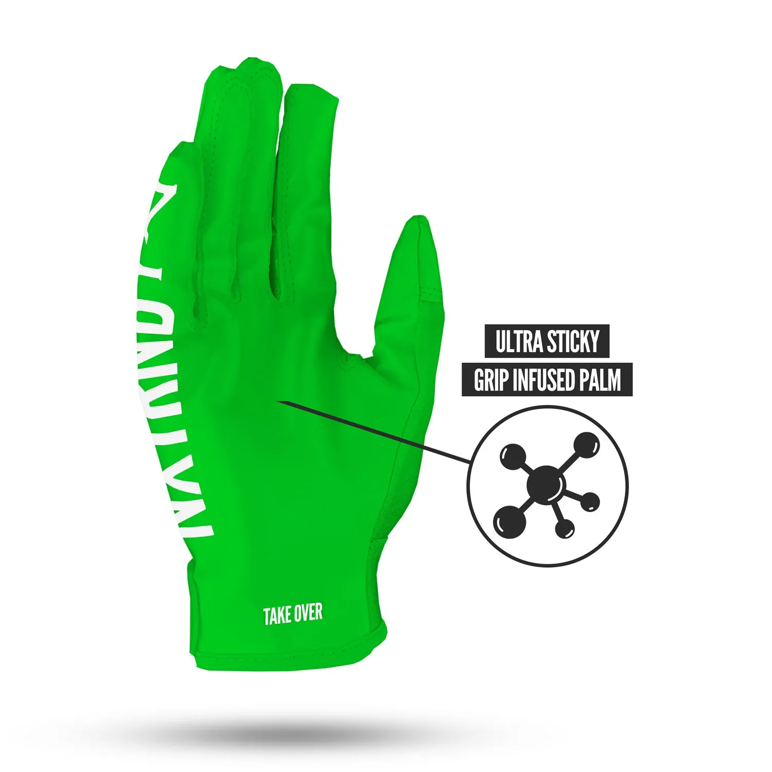 NXTRND G1® Football Gloves Green