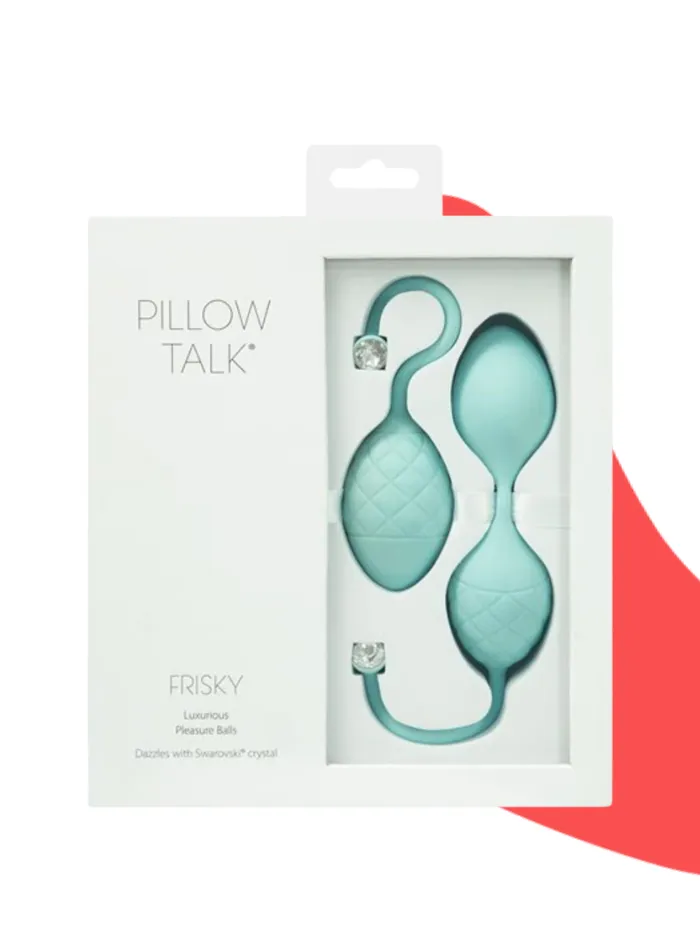 Pillow Talk FRISKY Kegel Pleasure Balls with Swarovski Crystal