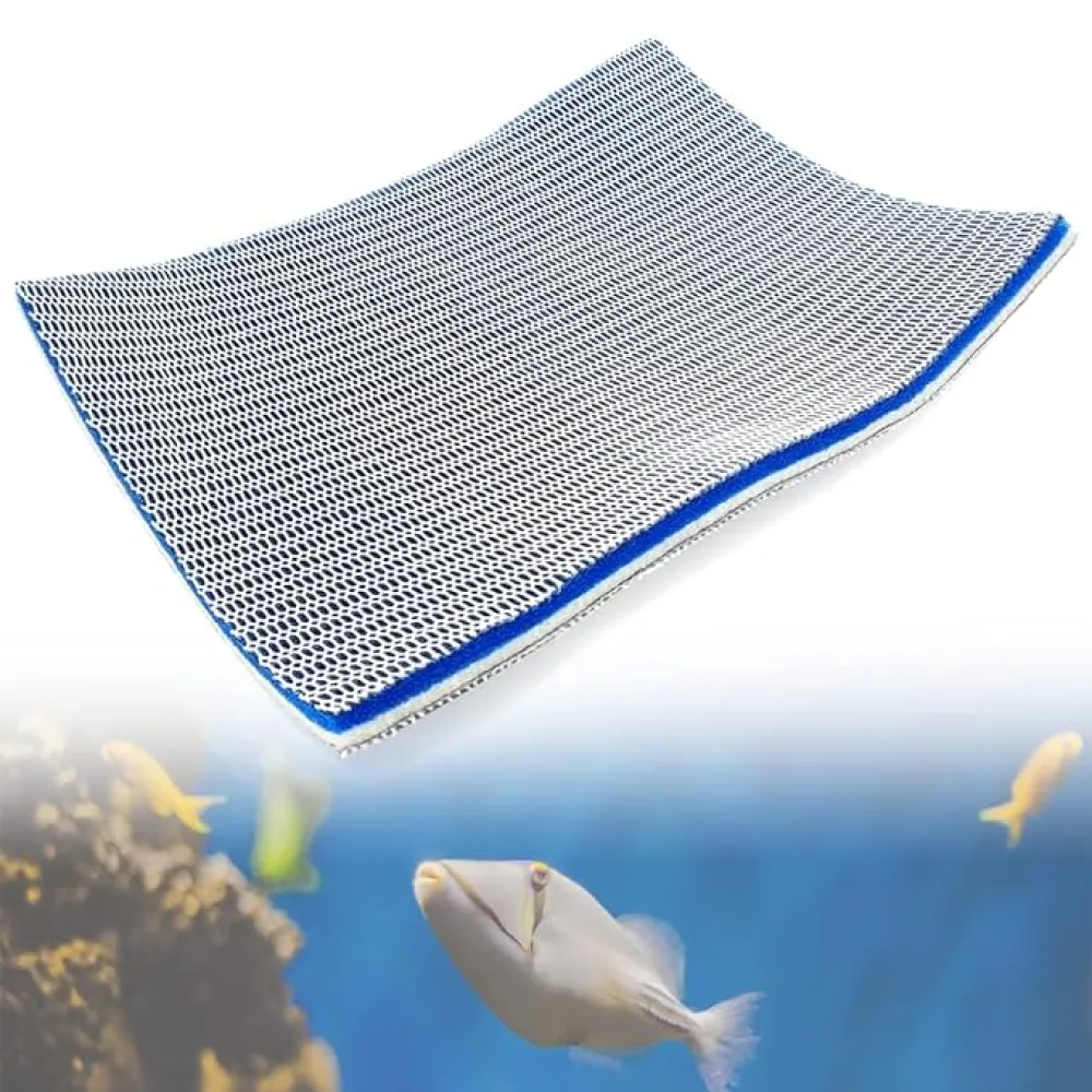 QPets 8 Layer High Density Reusable Aquarium Filter for Fish