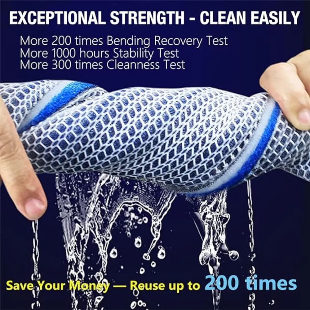 QPets 8 Layer High Density Reusable Aquarium Filter for Fish