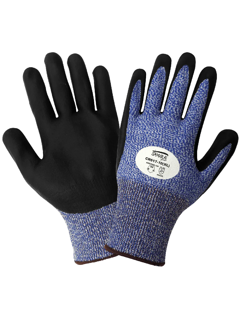 Samurai Glove® Cut Resistant Nitrile Palm Coated Gloves - CR617