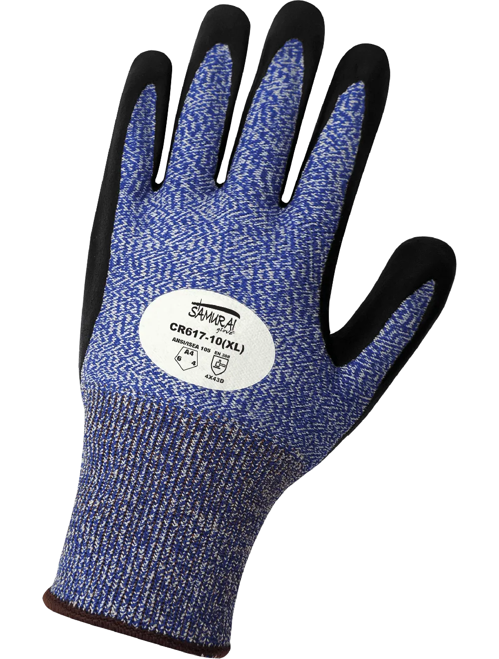 Samurai Glove® Cut Resistant Nitrile Palm Coated Gloves - CR617
