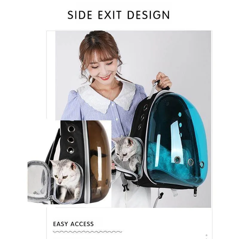 Transparent Breathable Pet Carrier Backpack