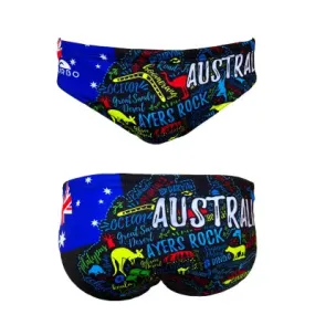 TURBO Boy's Water Polo Swimsuit Australia Draw