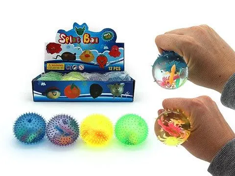 Water Ball With Swimming Insects
